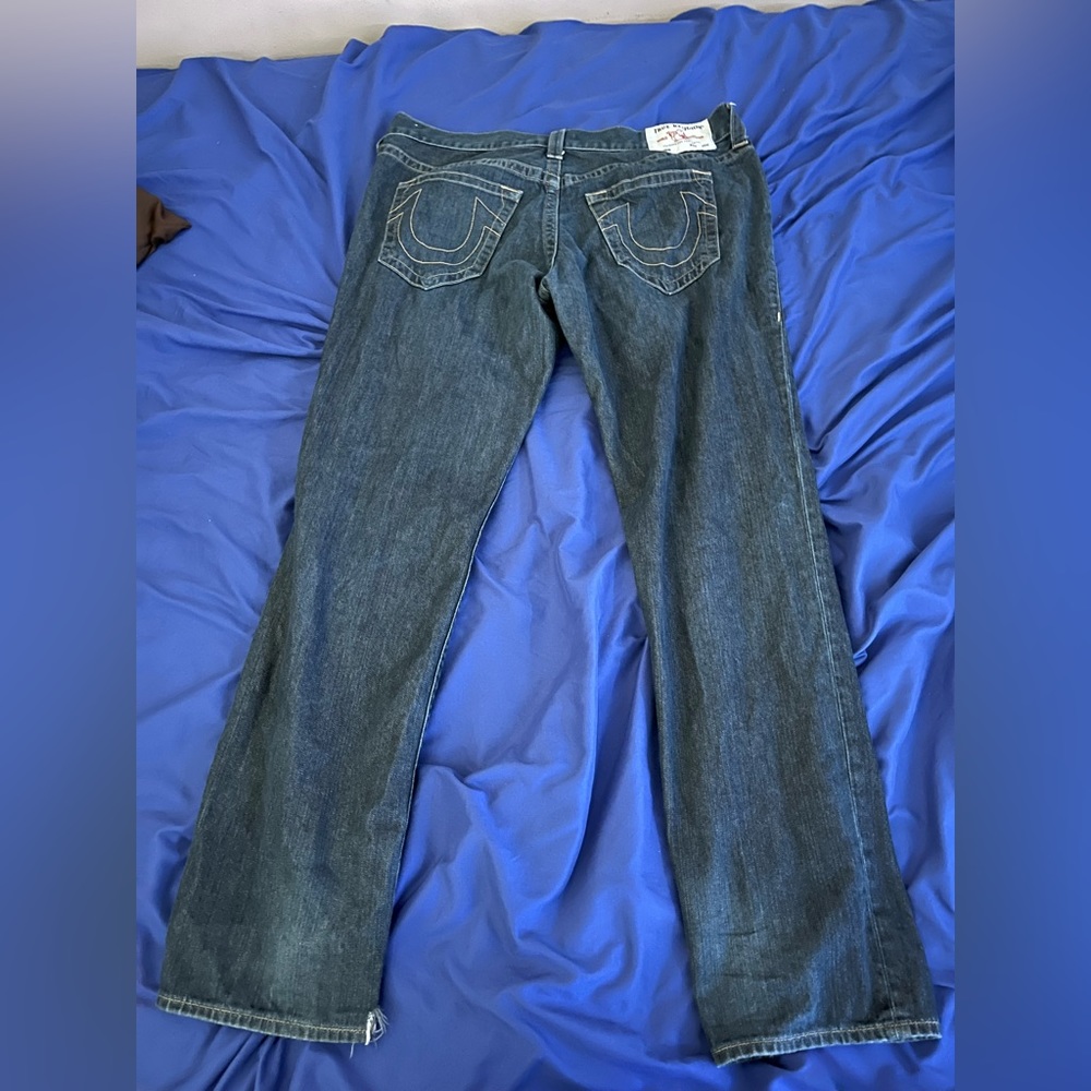 ark blue true religion jeans
